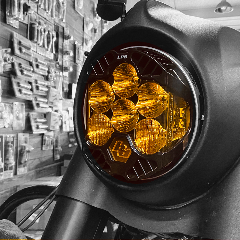 INDIAN VINTAGE BLACK HORSE HEADLIGHT BRACKET FOR BAJA - Image 2