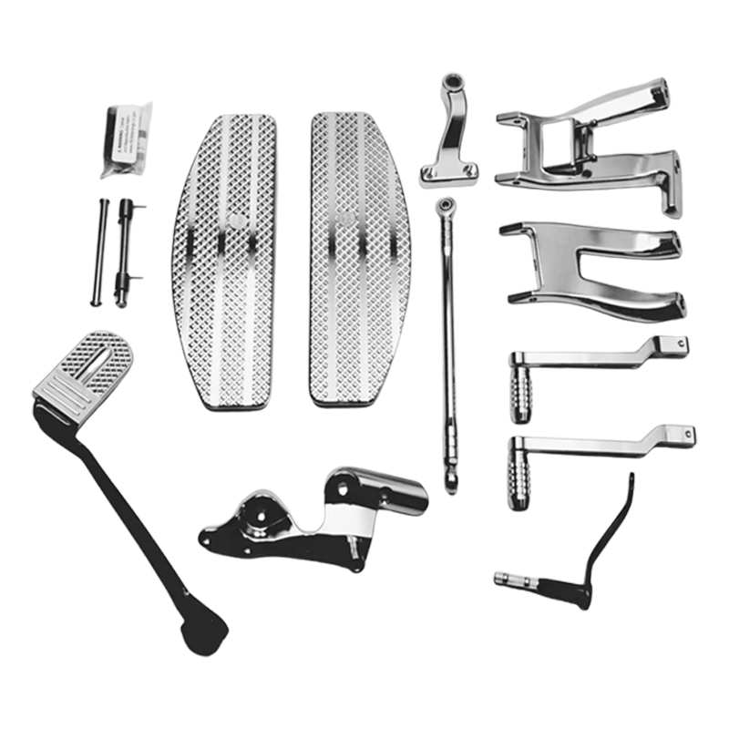 OR Chrome Forward Control Foot Floorboards Kit for Harley 18-25 Softail - Image 7