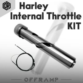Internal Throttle Kit for Harley TC , Dyna , Softail , Touring , Sportster , M8 Custom Models,No Welding or Cutting Required