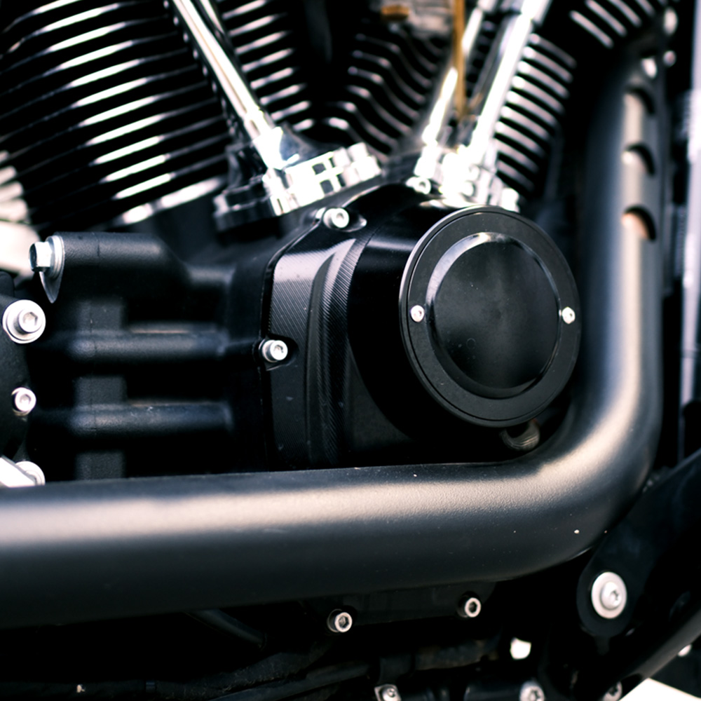 Black Carburetor Ignition Timing Cover Kit For M8 Touring/Softail - Image 5