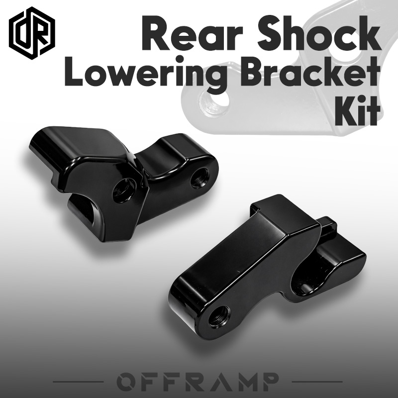 Rear Shock Lowering Bracket Drop Kit For Harley Touring