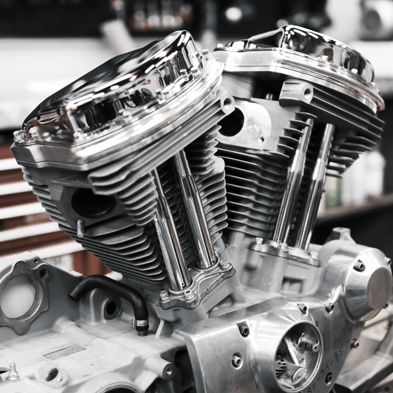 Custom Chrome Panhead-Style Valve Rocker Box Top Covers for Evolution FXR & Dresser (1984–2000) and Sportster (1986+) - Image 6