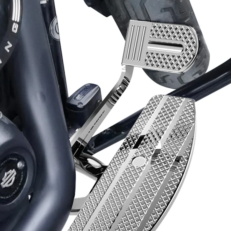 OR Chrome Forward Control Foot Floorboards Kit for Harley 18-25 Softail - Image 6