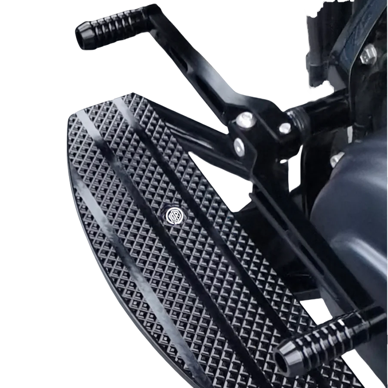 OR Black Forward Control Foot Floorboards Kit for Harley 18-25 Softail - Image 5