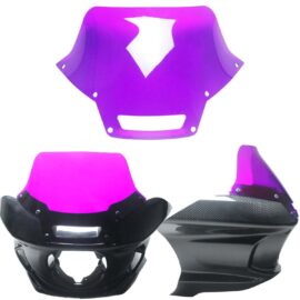 Purple 7.0″ Low Rider ST Windshield Windscreen for Harley 2022-24 Softail FXLRST