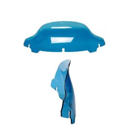 Lake Blue 7.0″ Outer Headlight Fairing Windshield for Harley 2014-2023 Street Glide