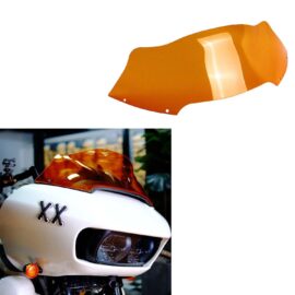 Orange 8.0″ Outer Fairing Windshield for Harley 15-24 Road Glide Special FLTRX