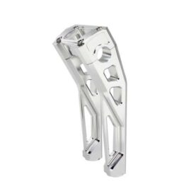 Silver 8.5″ Pullback 1.0″ Handlebar Risers Kit for Low Rider ST FXBBS