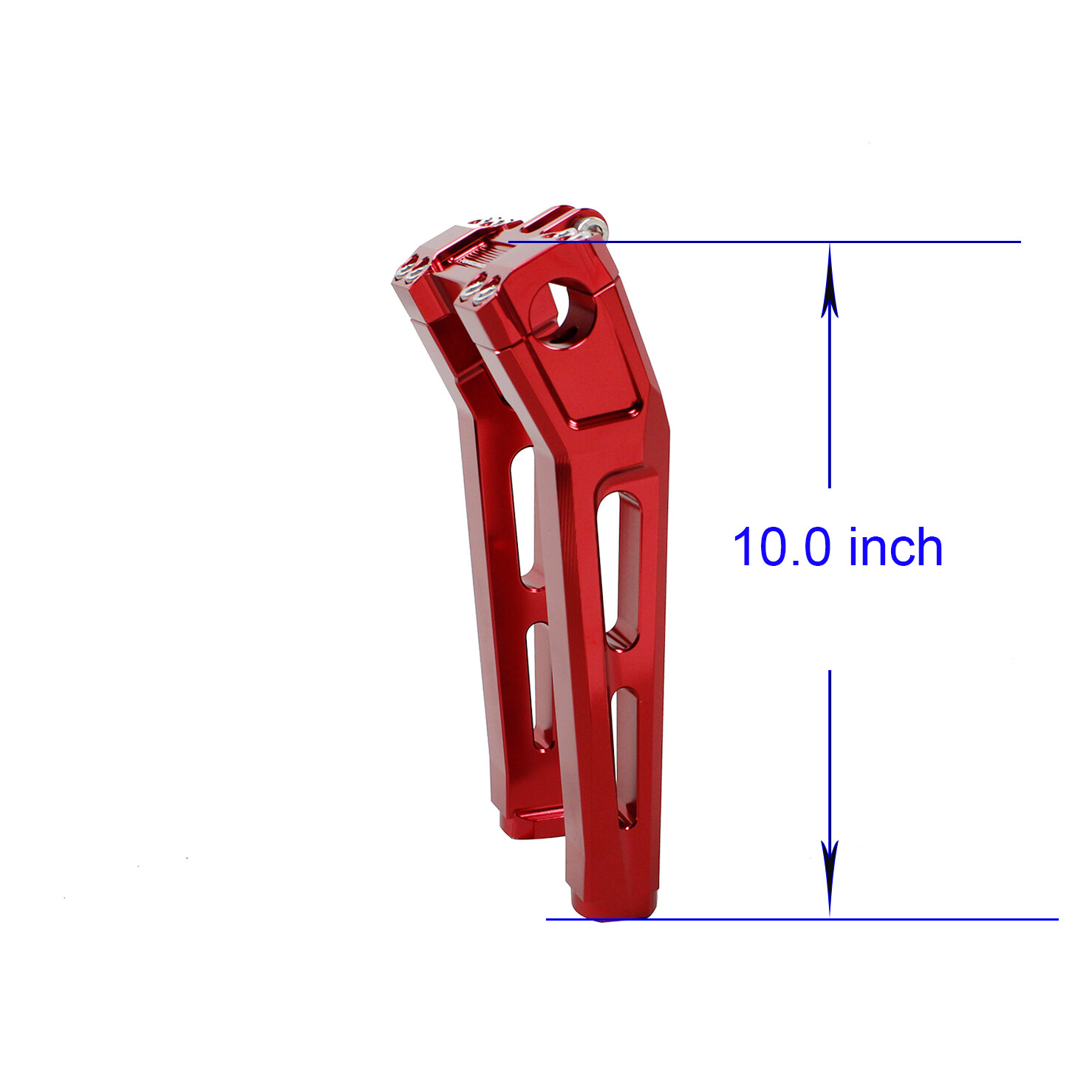 Red 10" Risers Kit w/ Gauge Bracket for Harley Road Glide Custom Special Ultra - Image 2