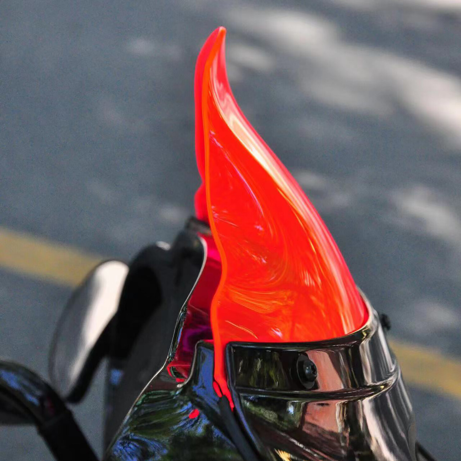 Pink Red 7.0" Outer Headlight Fairing Windshield for Harley 2014-2023 Street Glide - Image 5