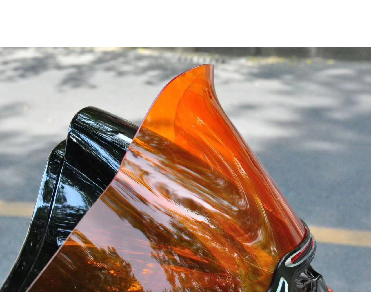 Orange 7.0" Fairing Windshield Windscreen for Harley Touring Road Glide FLTRX 2015-2023 - Image 5