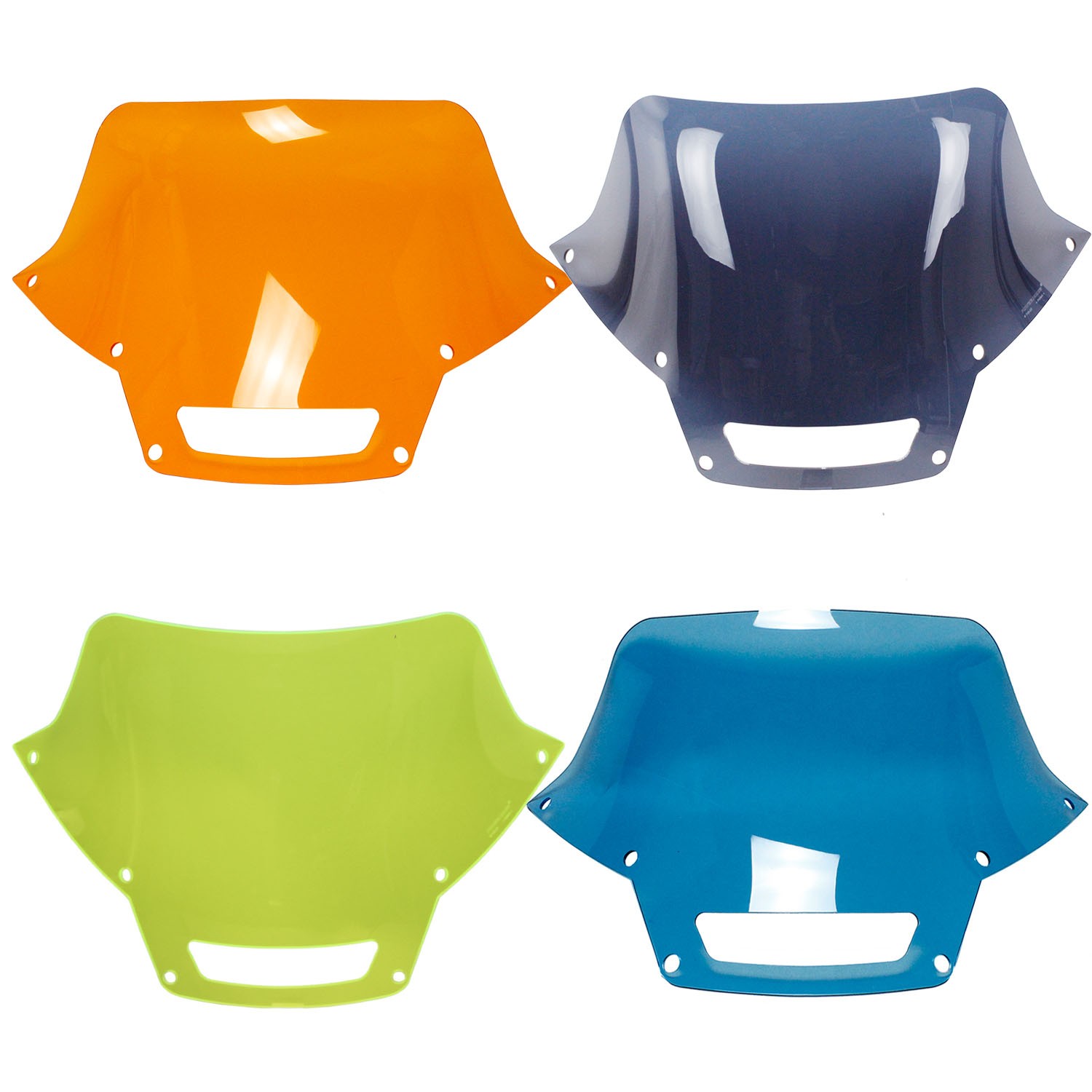 Pink Red 7.0" Windshield Windscreen for Harley Softail Low Rider ST FXLRST FXRST - Image 6