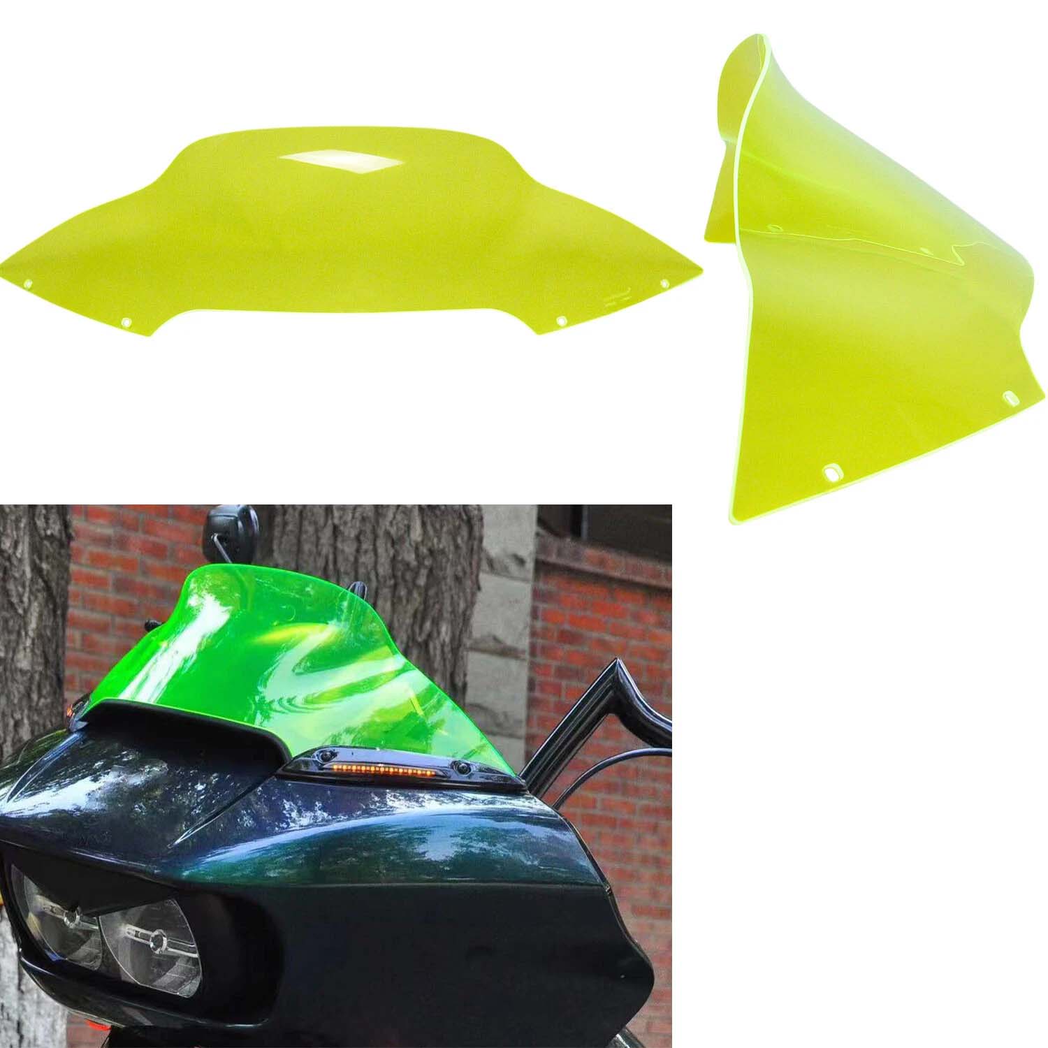 Green 7.0" Fairing Windshield Windscreen for Harley Touring Road Glide FLTRX 2015-2023