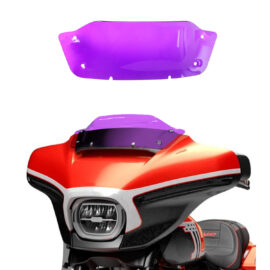 Purple 8.0″ Outer Fairing Windshield for Harley 2023-2024 Touring Street Glide FLHX