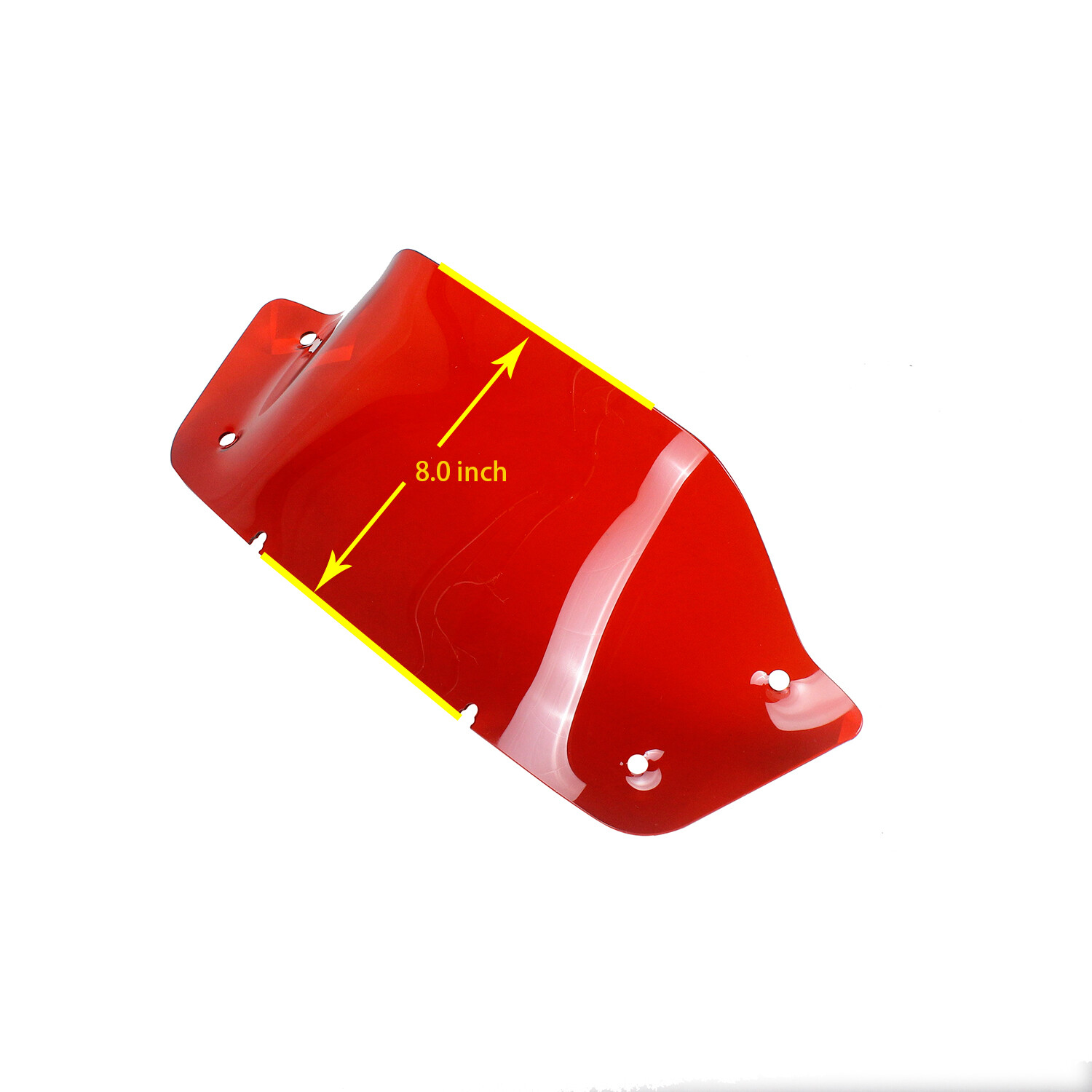 Red 8.0" Outer Fairing Windshield for Harley 2023-2024 Touring Street Glide FLHX - Image 7