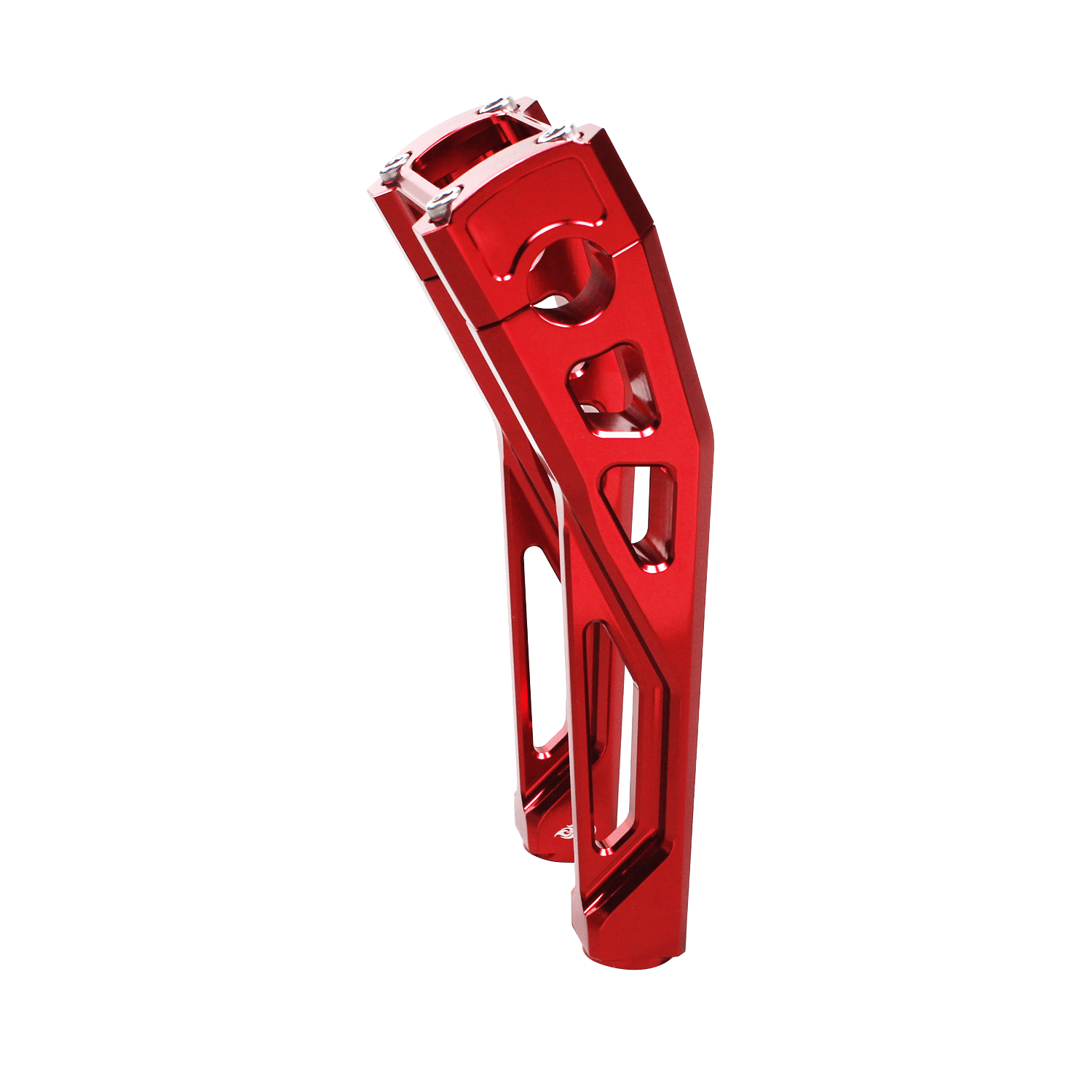 Red 8.5" Pullback 1.0" Handlebar Risers Kit for Low Rider ST FXBBS - Image 5