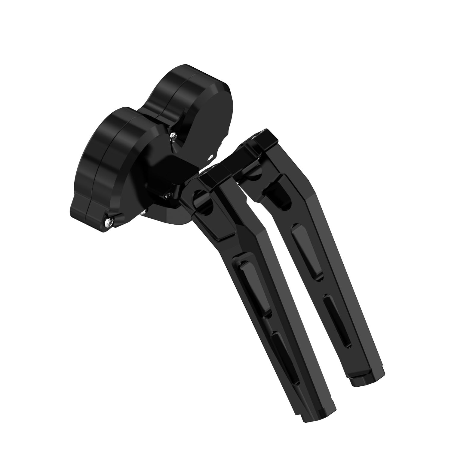 Black 10" Risers Kit w/ Gauge Bracket for Harley Road Glide Custom Special Ultra - Image 5