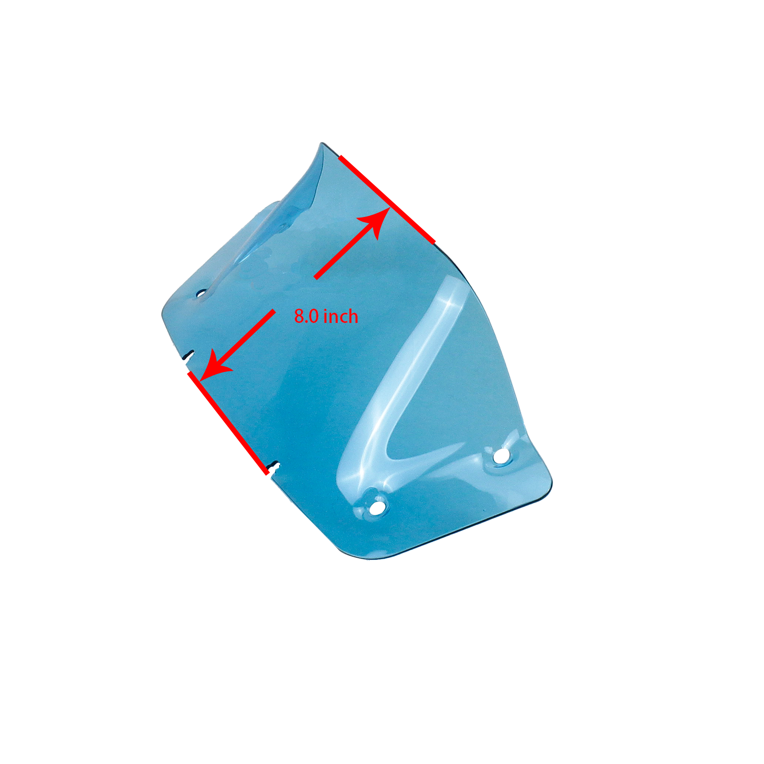 Lake Blue 8.0" Outer Fairing Windshield for Harley 2023-2024 Touring Street Glide FLHX - Image 4