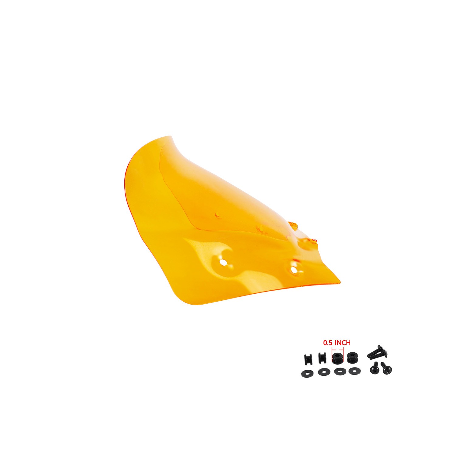 Orange 9.5“ Outer Fairing Windshield for Harley 2023-2024 Road Glide FLTRX FLTRXSE - Image 4