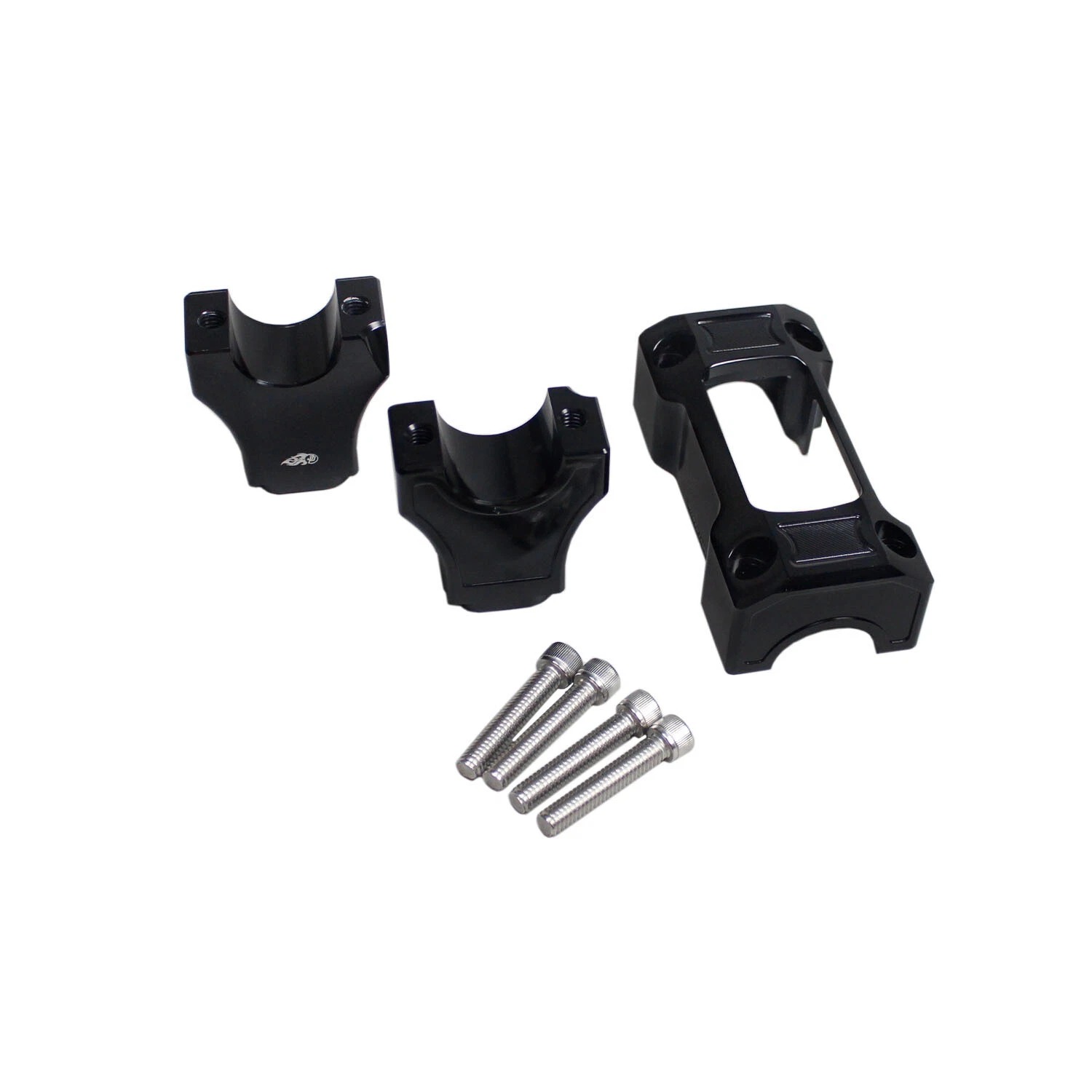 CNC 1 1/4" Handlebar 2.4" Risers Clamp Kit for 18-23 Harley Breakout FXBR FXBRS - Image 4