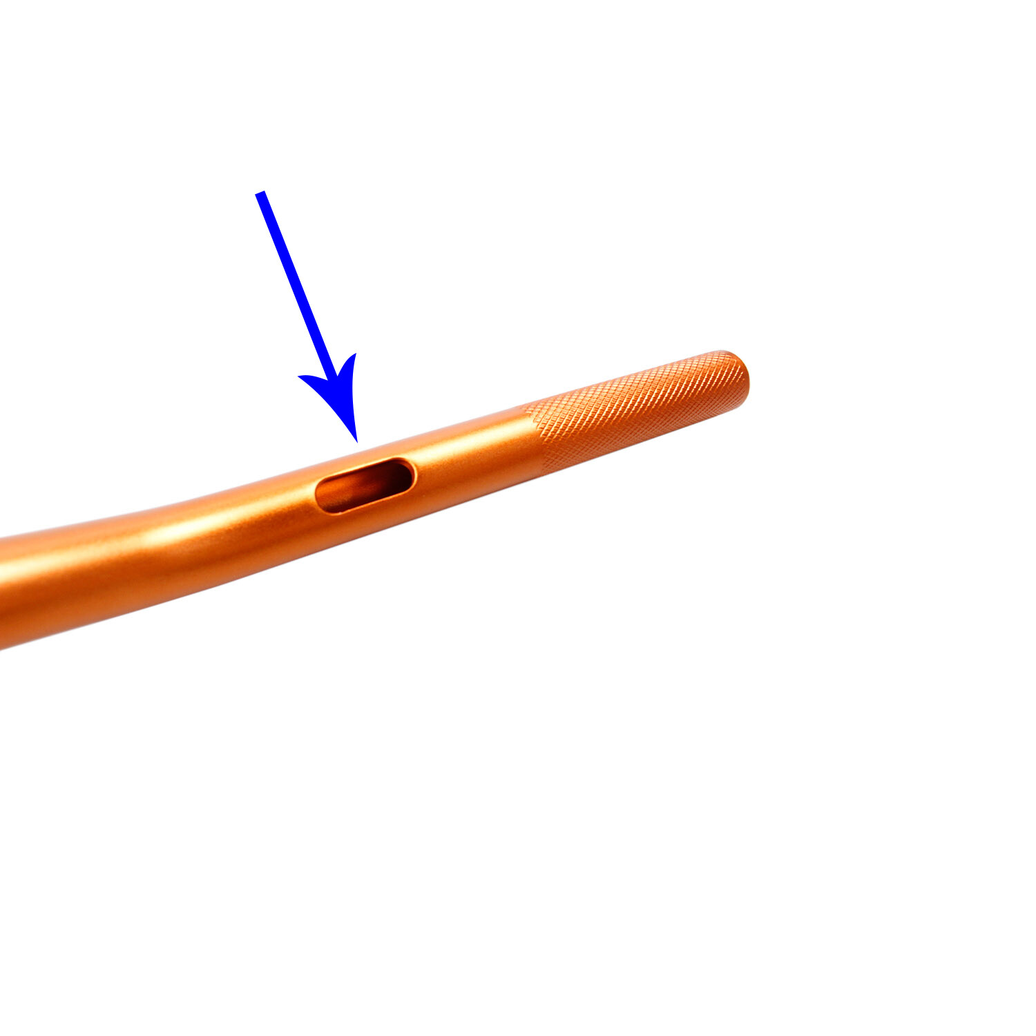 Orange Aluminum 1.0" Straight Handlebar for Harley Super Glide Low Rider ST Street Bob FLHR - Image 3