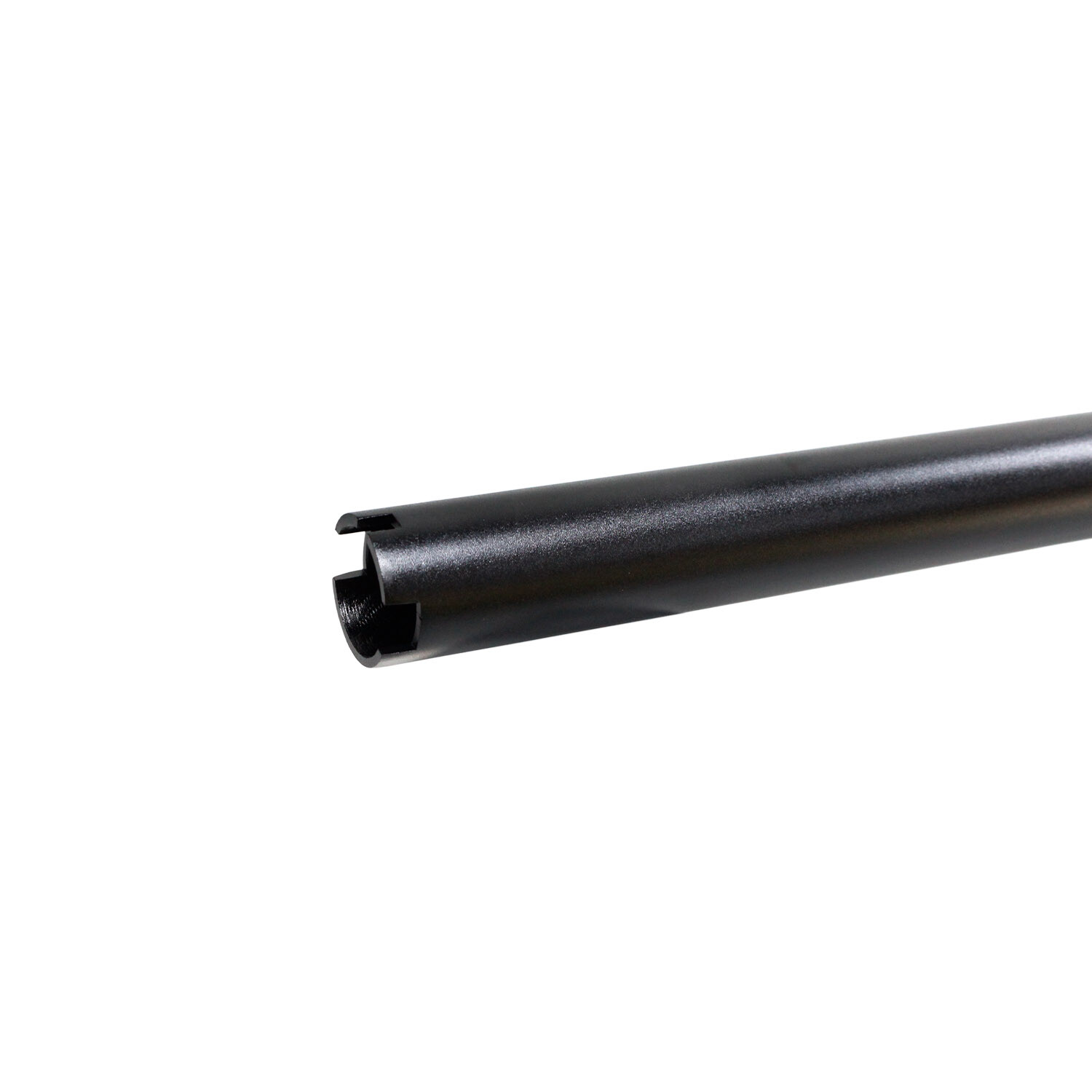 Black Aluminum 1.0" Straight Handlebar for Harley Super Glide Low Rider ST Street Bob FLHR - Image 5