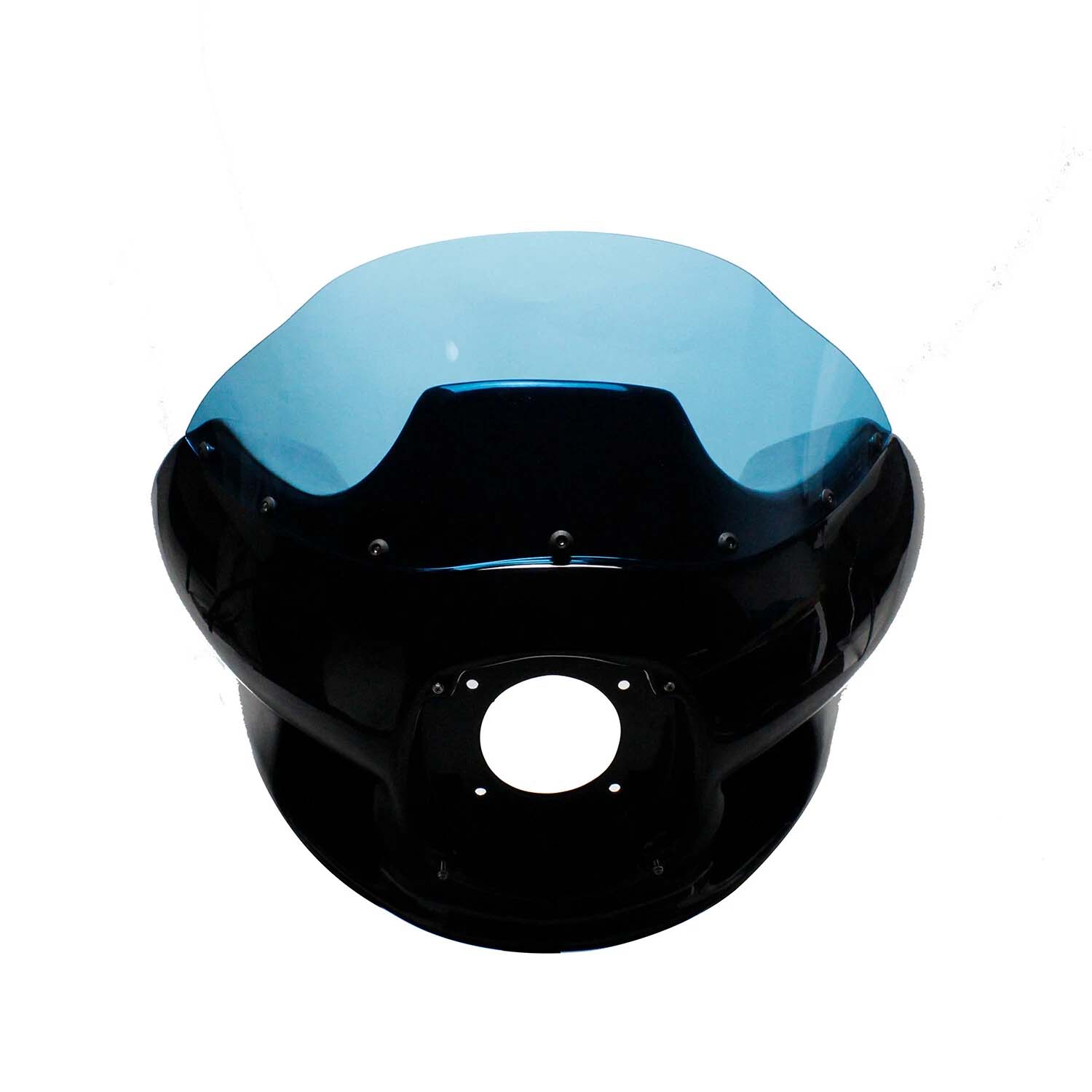 Lake Blue 8.0" FXRT Headlight Outer Fairing Windshield for Harley Dyna Softail FLHR - Image 4