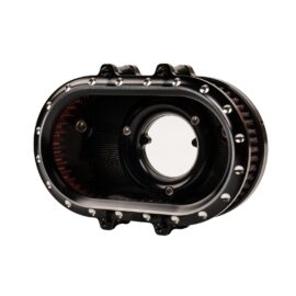 ELLIPTICAL TRANSPARENT SERIES AIR CLEANER KITS-CONTRAST CUT,BLACK 2017-2025 M8 MODELS