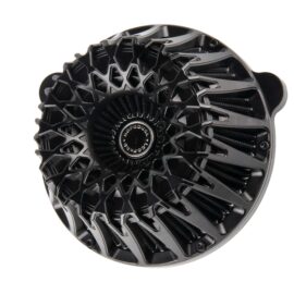 Special Design Aluminum Alloy Air Cleaner Compatible with 2018-2023 Haley Touring Softail (Spider Web Black)