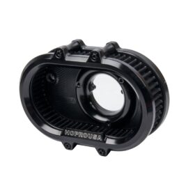 ELLIPTICAL TRANSPARENT SERIES AIR CLEANER KITS-CONTRAST CUT,BLACK 2017-2025 M8 MODELS