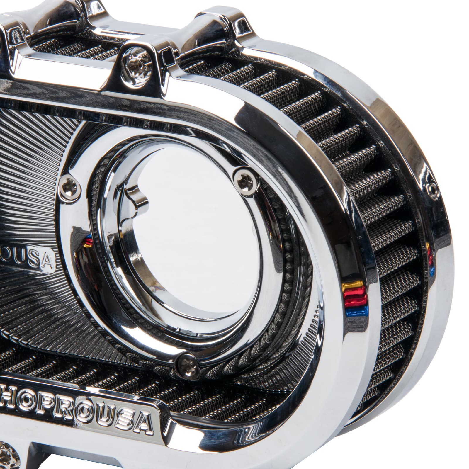 ELLIPTICAL TRANSPARENT SERIES AIR CLEANER KITS-CHROME 2017-2025 M8 MODELS - Image 2