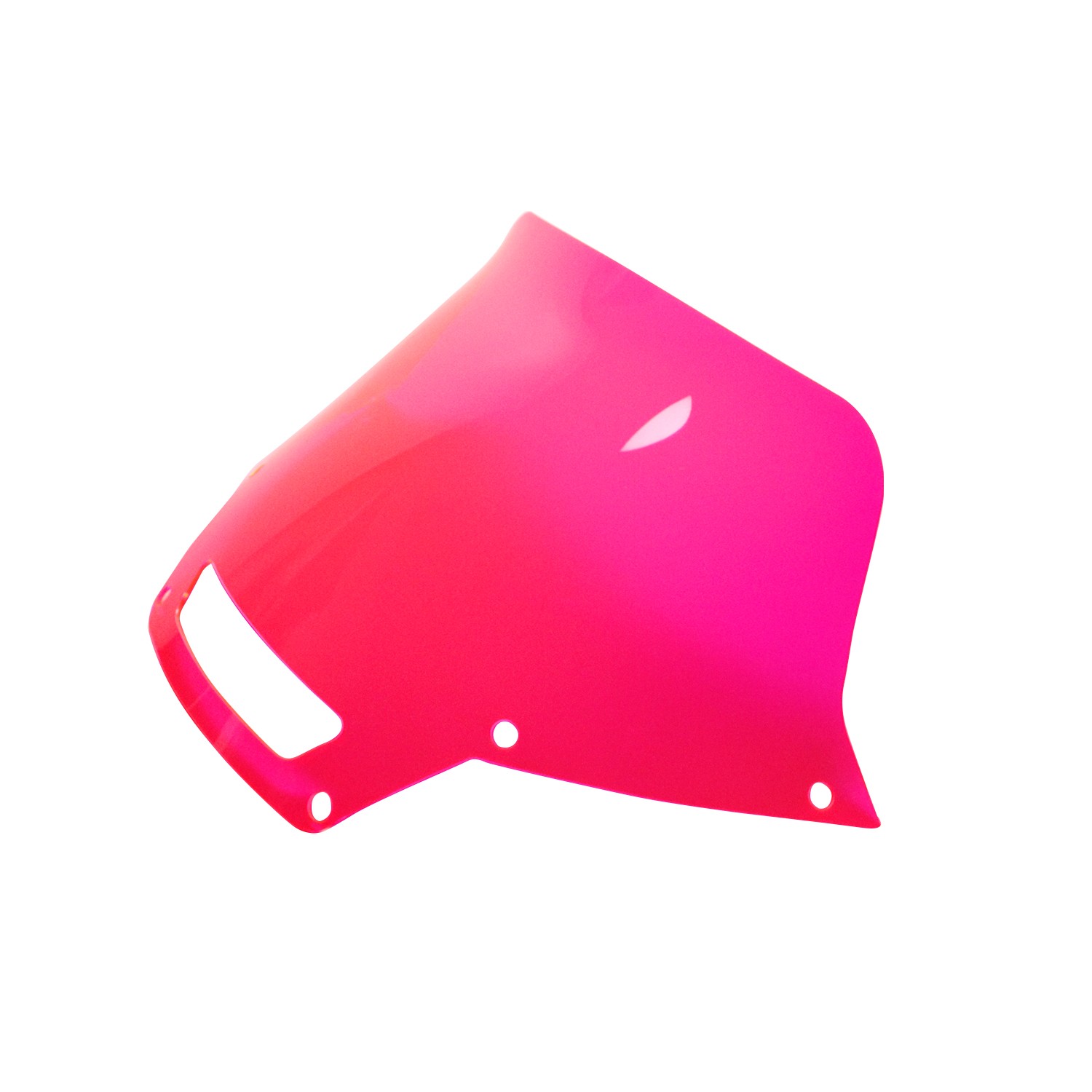 Pink Red 7.0" Windshield Windscreen for Harley Softail Low Rider ST FXLRST FXRST - Image 3