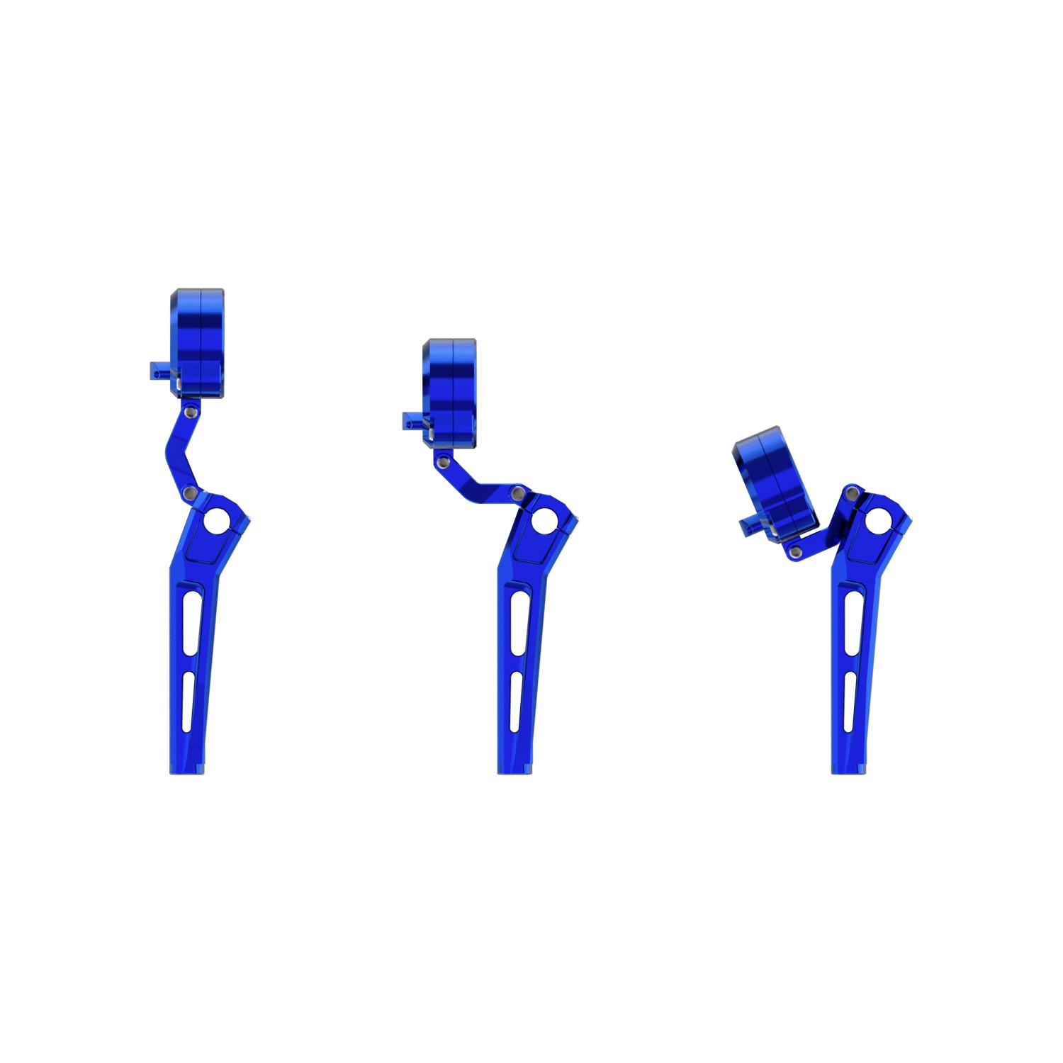 Blue 10" Risers Kit w/ Gauge Bracket for Harley Road Glide Custom Special Ultra - Image 5