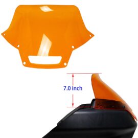 Orange 7″ Orange Low Rider ST Windshield Windscreen for Harley 2022-2024 Softail FXLRST