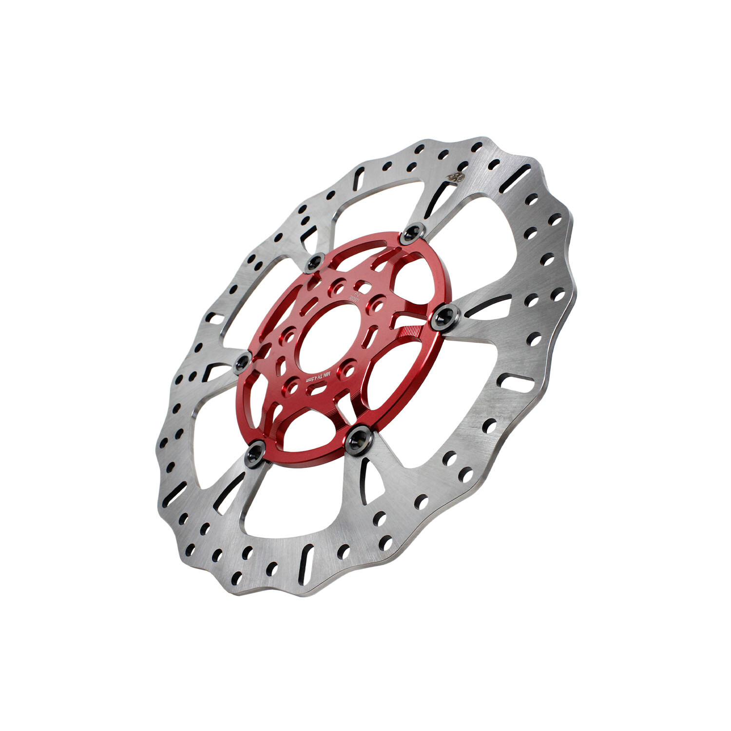 Red 14" Floating Front Brake Rotor for Harley 09-23 Road Electra Glide FLHX FLHR