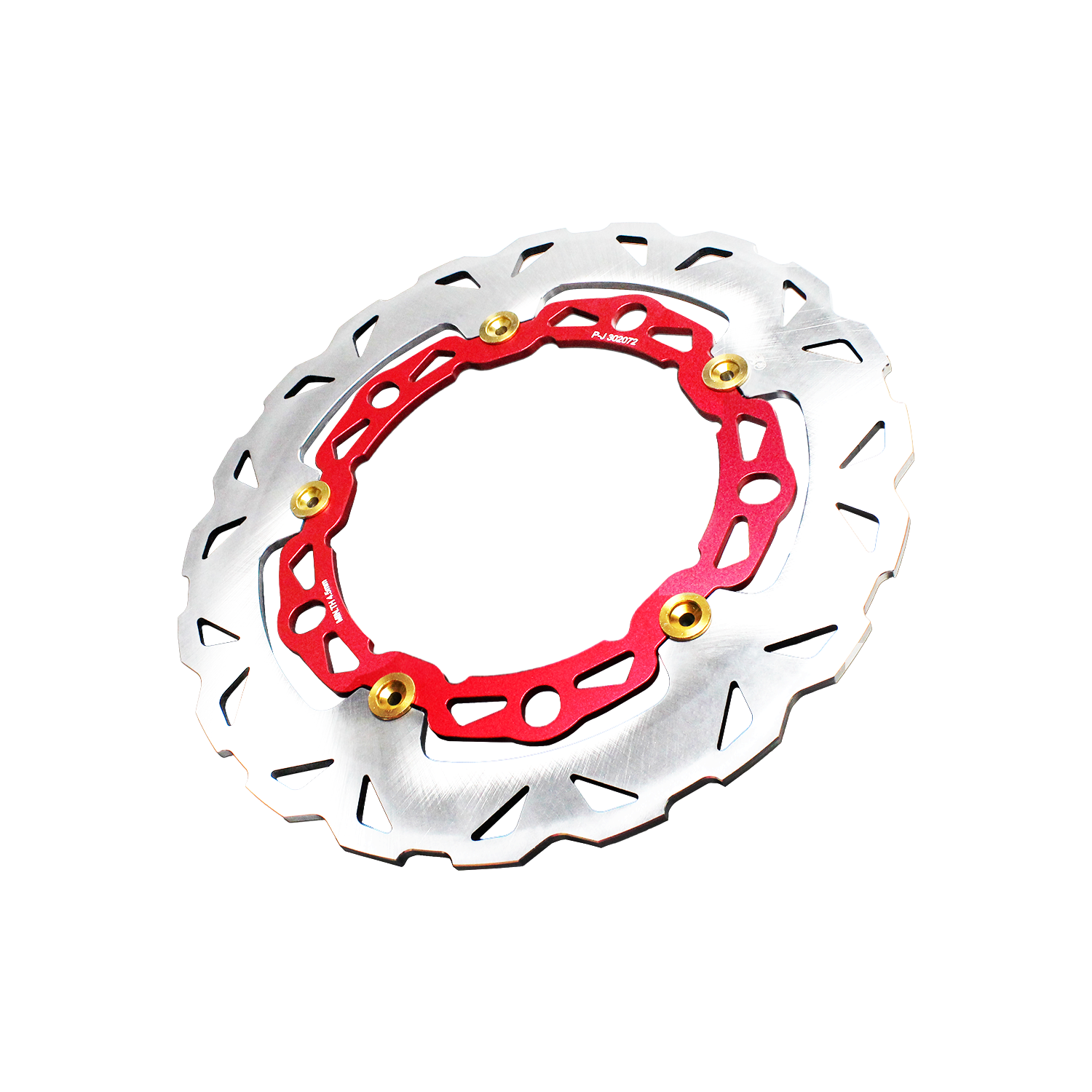 Red 12.6" Floating 5 Hole Front Brake Disc Rotor for Harley Sportster 1250S 21+