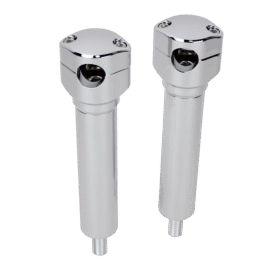 Chrome 8.0 ” Tall Handlebar Risers Kit for Harley Springer Models with 1.0 Inch Clamping Area