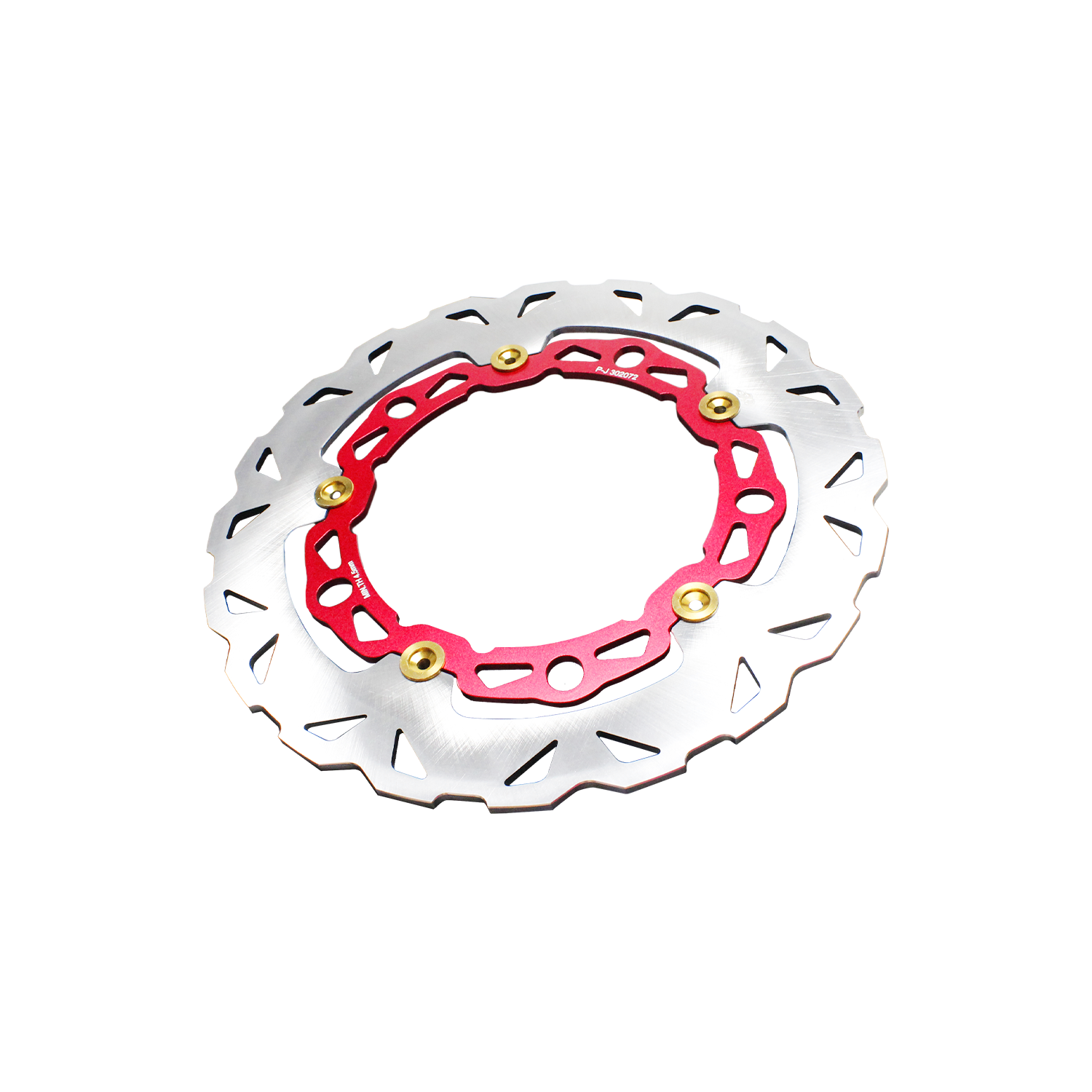 Red 12.6" Floating 5 Hole Front Brake Disc Rotor for Harley Sportster 1250S 21+ - Image 4