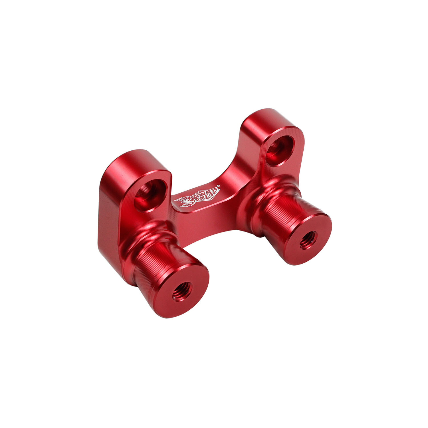 Red 2 3/8" Tall Handlebar Riser Adapter for Harley Softail FXST FXBB FXLRST FXFB - Image 4