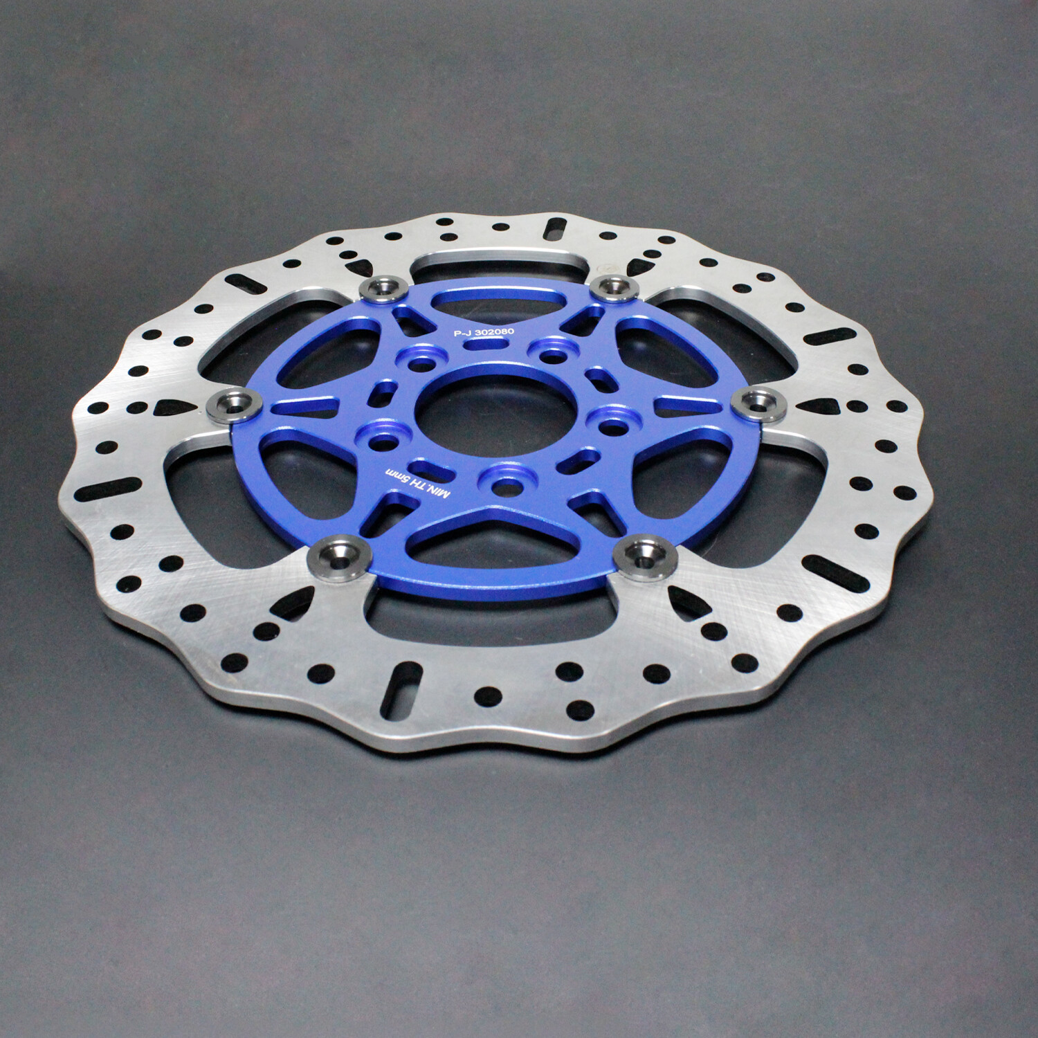 Blue 11.8" Rear Brake Rotor for Harley 2008-24 Road King Glide Street Glide FLHT - Image 6