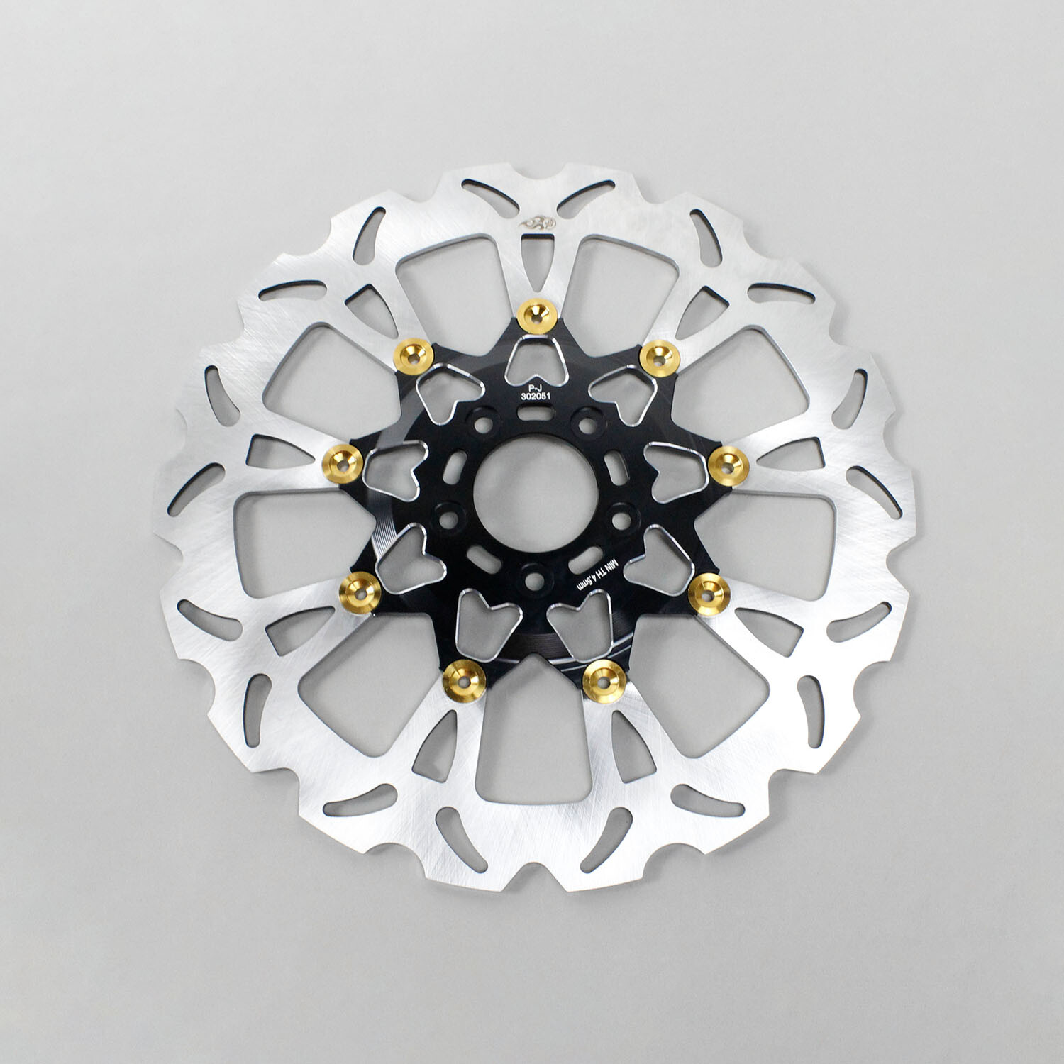 Black Gold Big Floating Front Brake Rotor for Harley Fat Bob Low Rider/ST FXDRS - Image 5