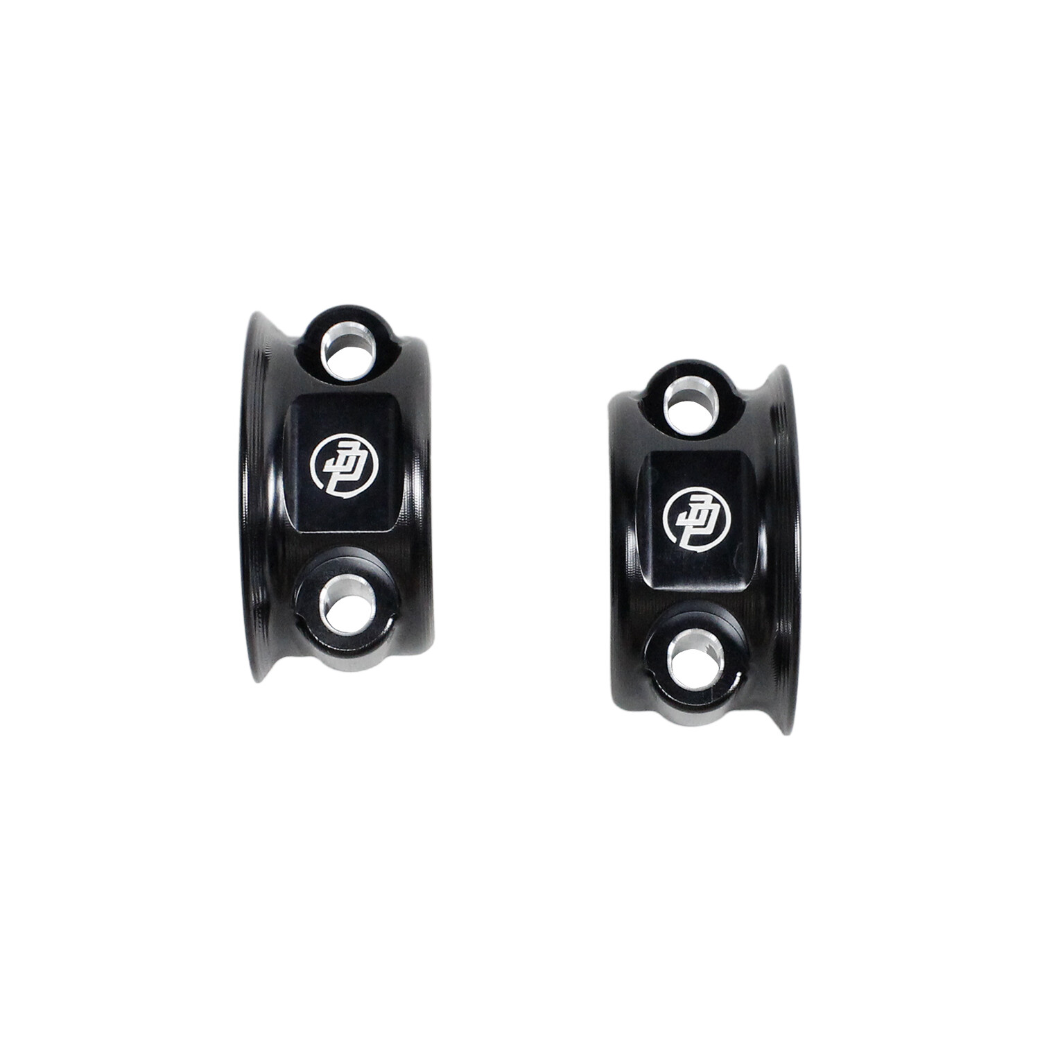 Black Handlebar Clutch Brake Clamp Cover for Harley 96-23 Softail Touring Dyna XL