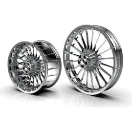 Chrome Tubeless Wheels for Harley Softail Breakout 2013-2025