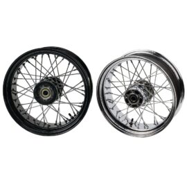 Spoke Tubeless 16×5.5″ Rear Wheel For Harley Sofail 2012+ Slim Deluxe Heritage Classic, 2018+ Street Bob & Softail Standard