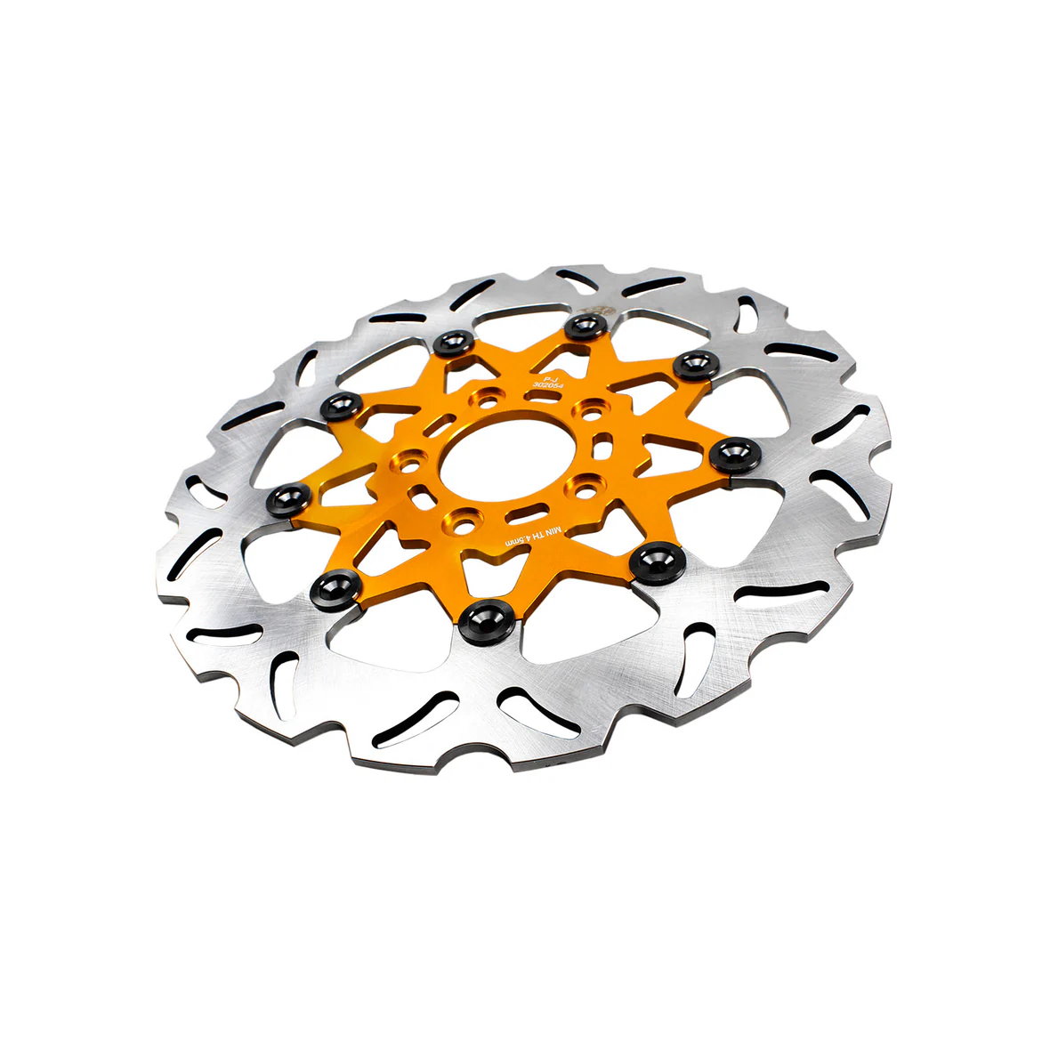 Gold 11.5" Front Brake Rotor-9 Spokes - Image 4