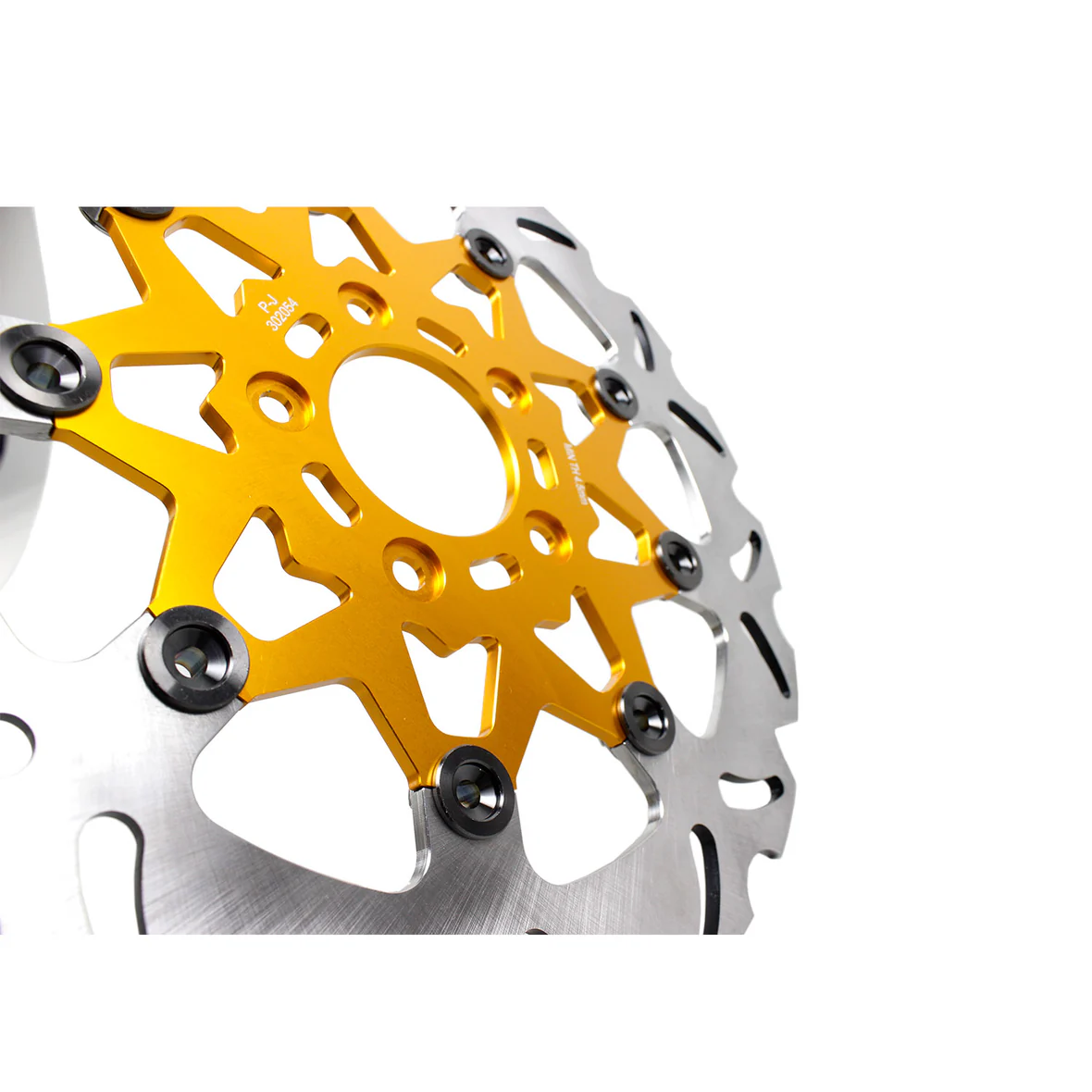 Gold 11.5" Front Brake Rotor-9 Spokes - Image 3