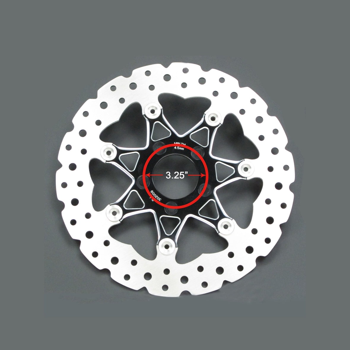 Floating Front Brake Rotor For Harley Touring Road King Street Electra Glide - Image 3