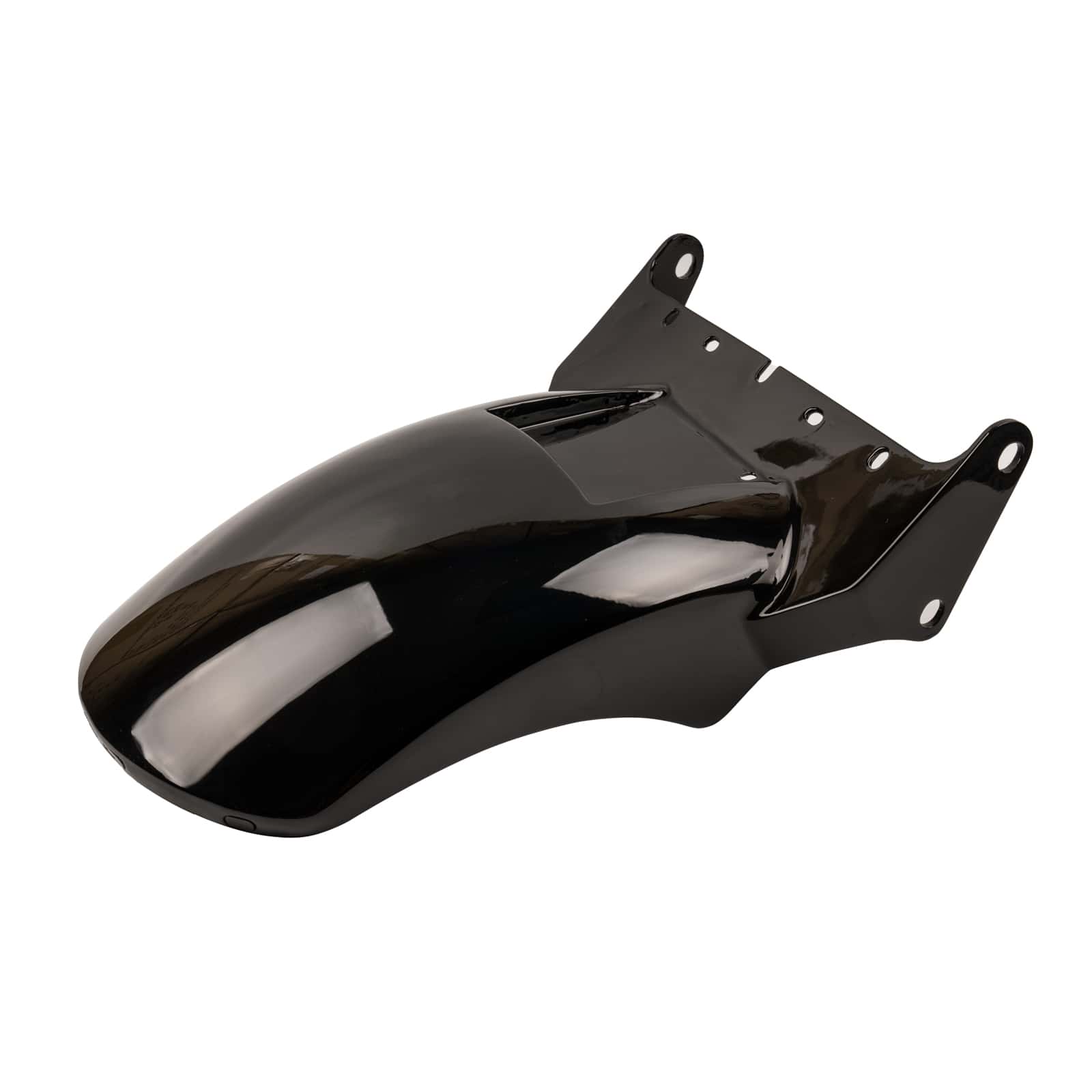 Motorcycle Short Rear Fender Heavy Duty New With Lights Plug & Play Gloss Black Fit for Harley Softail 08-17 Fatboy 12-17 Slim