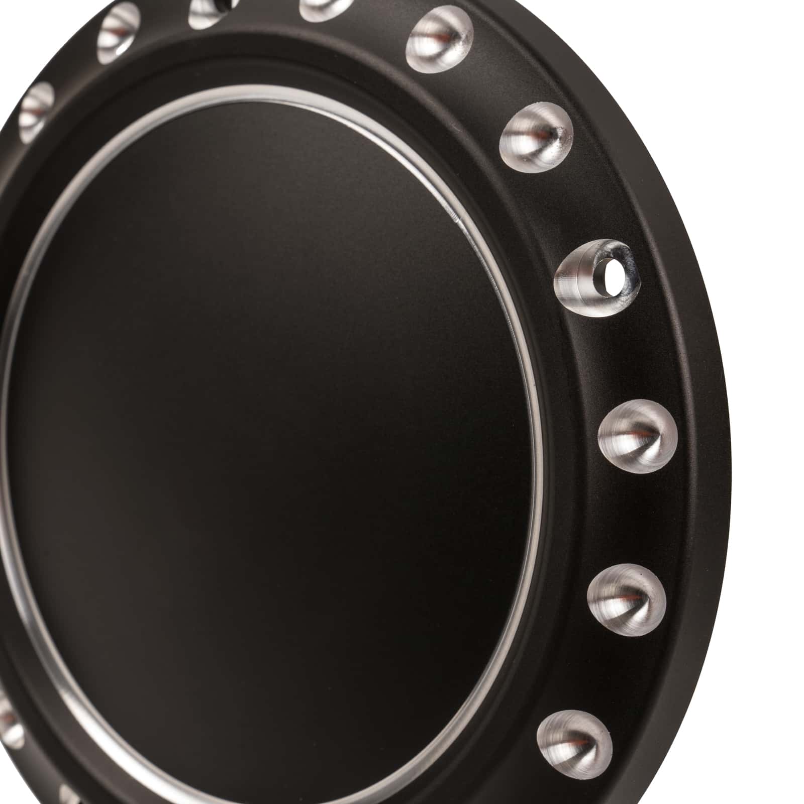 Hopero BLACK DOT Aluminum Derby Cover - Image 2