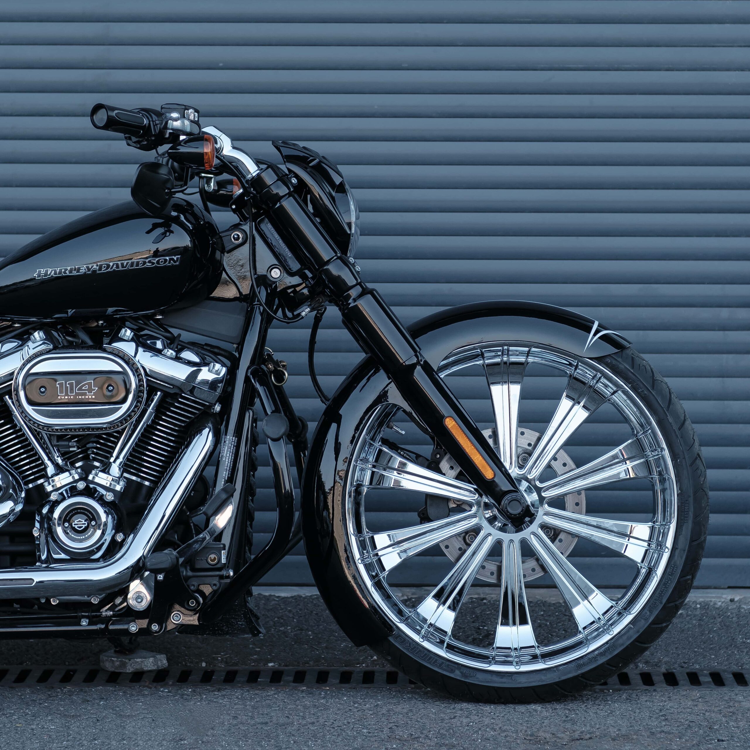 Hopero Fork Cover Aluminium Front Fork Cover for Harley Breakout Dust Proof Sleeve Protector Shock Absorber - Image 5